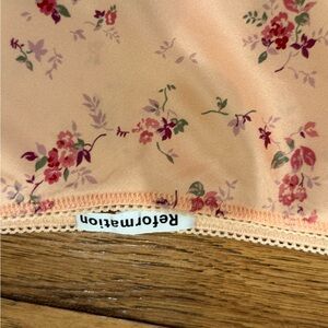 Reformation Floral Skirt